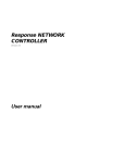 Response NETWORK CONTROLLER User manual