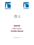 eServices Manual - Beacon Health Strategies