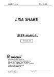 User Manual Lisa Shake - Ver 5.0