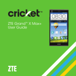 ZTE Grand™ X Max+ User Guide