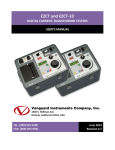 EZCT and EZCT-10 - Vanguard Instruments Company, Inc.