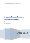European Project Semester “Multilevel Inverter” - e