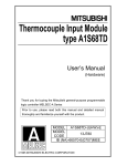 Thermocouple Input Module type A1S68TD User`s Manual (Hardware)