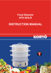 INSTRUCTION MANUAL - Koryo