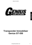 Transponder Immobilizer Genius GT-550
