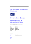 ESR-NHS0200 OLM Implementation Guide
