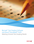 Remark® Test Grading Software and Xerox® DocuMate