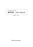 MCX304 User`s Manual
