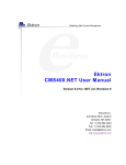 Ektron CMS400.NET User Manual