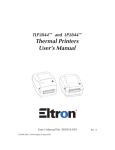 Thermal Printers User`s Manual