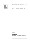 USER MANUAL - Conference Room AV