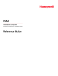 HX2 Reference Guide - Honeywell Scanning and Mobility