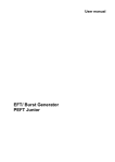 EFT/ Burst Generator PEFT Junior