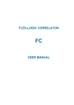 FLEX-LOGIC CORRELATOR USER MANUAL