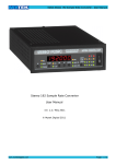Mytek Stereo 192SRC - User Manual