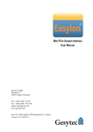 Easylon Mini PCIe Socket Interface User Manual