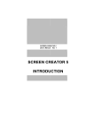SCREEN CREATOR 5 INTRODUCTION