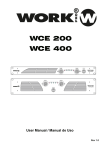 WCE 200 WCE 400 - WORK PRO Audio