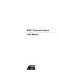 AT697 Evaluation Board User Manual
