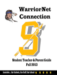 WarriorNet Connection Guide - Senatobia, MS Municipal School