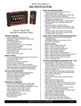 VERUS PRO Bid Specification - Snap-on