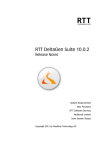 Release Notes RTT DeltaGen Suite 9.6