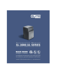 Elite SL-3000-UL Series Gate Opener Instruction Manual