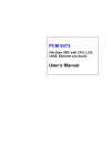 PCM-9373 User`s Manual