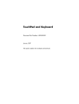 TouchPad and Keyboard