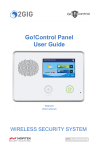 2GIG Go!Control Panel User Guide (ENGLISH