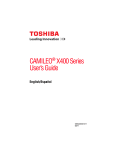 CAMILEO® X400 Series User`s Guide