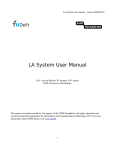 LA System User Manual - Computer Graphics and Visualization