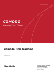 PDF COMODO Time Machine User Guide