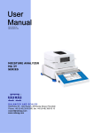 moisture analyzer ma 3y series