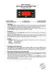 User manual ALFA 803 and ALFANET 803