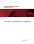 Remote Deposit Complete User Manual.