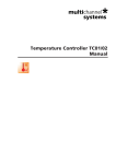 Temperature Controller TC01/02 Manual