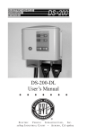 User`s Manual • • • • • • • DS-200-DL