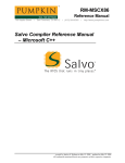 RM-MSCX86 Salvo Compiler Reference Manual