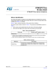 STM32F373xx device limitations