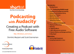 Podcasting with Audacity™ - TGJ4M-BlkD