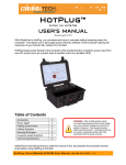 User`s Manual for HotPlug LT