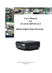User Manual For X5-4CH MDVR GUI