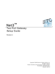 Two Port Gateway Setup Guide