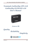 User manual. Galileo v 5.0