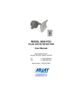 MODEL 9830-PCD - Arjay Engineering