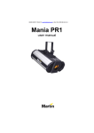 Mania PR1 Manual