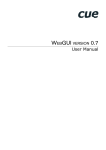 WebGUI User Manual