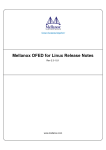 Mellanox OFED for Linux Release Notes