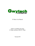 ET Basic User Manual - Gwytech Systems Inc.